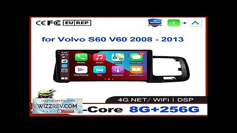 Android Auto Car Radio for Volvo S60 V60 2008 2013 radio Review