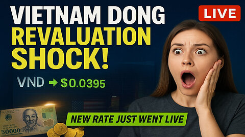 🚨 Vietnam Dong REVALUATION SHOCK! 💥 New Exchange Rate Just Went LIVE Iraqi Dinar RV Update 💰