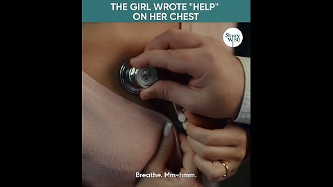 She wrote help on her chest