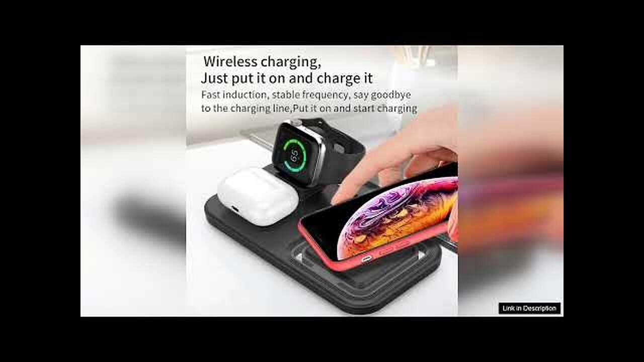 Bakeey 3 in 1 15W Wireless Charger Desktop Stand Holder Fast Charging Review