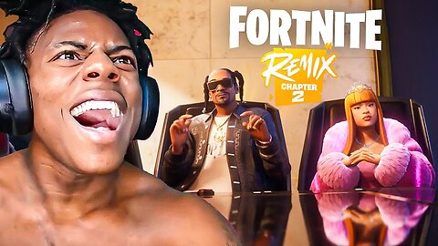 iShowSpeed reacts to OG Fortnite Chapter 2 Remix Trailer