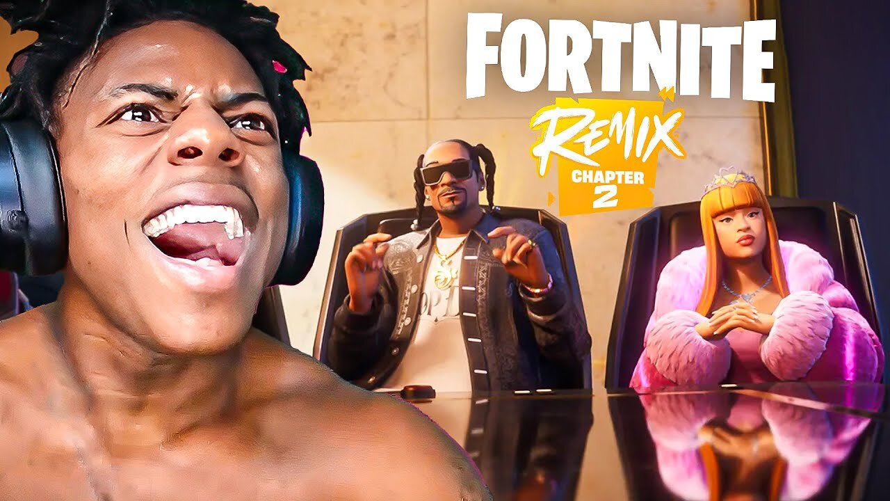 iShowSpeed reacts to OG Fortnite Chapter 2 Remix Trailer