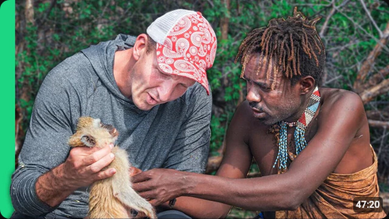 African Tribe Offers Me Monkey Meat!! Three Days with the Hadza Tribe!! (Full Documentary)