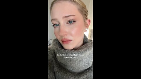 cold girl make up is coming back