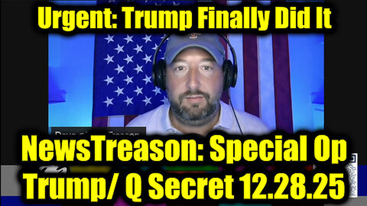 NewsTreason: Trump & Q Secret Military Op - Trump Finally Did It, Military Alert