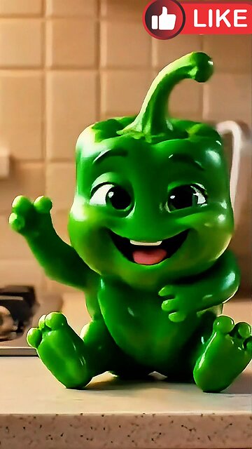 A funny man is giving a blowjob to a capsicum. AI generate funny and entertainment video