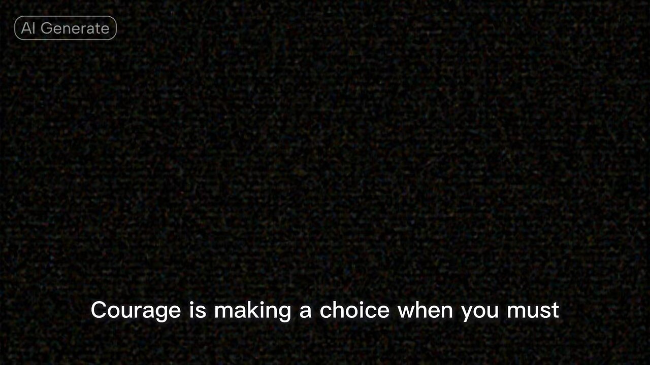 Choose courage