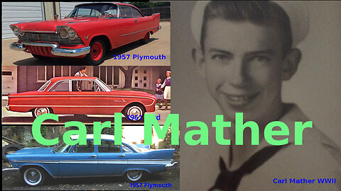 Carl Mather And His License Plate