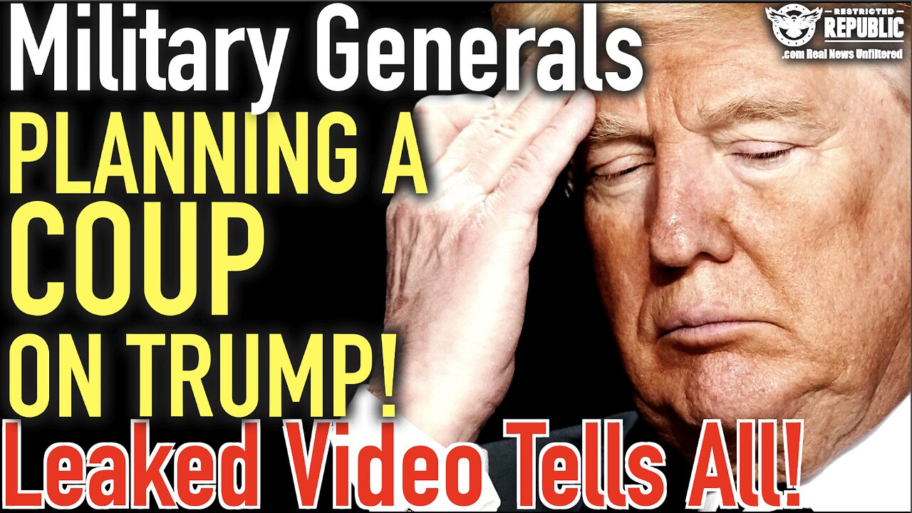 ALERT! Military Generals Planing Mutiny On Trump?! Leaked Video Tells ALL!