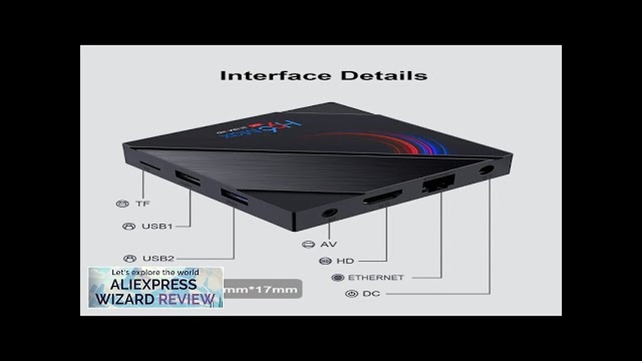 H96 MAX Smart TV Box 2+16 Go Lecteur Multimédia Android 13.0 Quad Core
