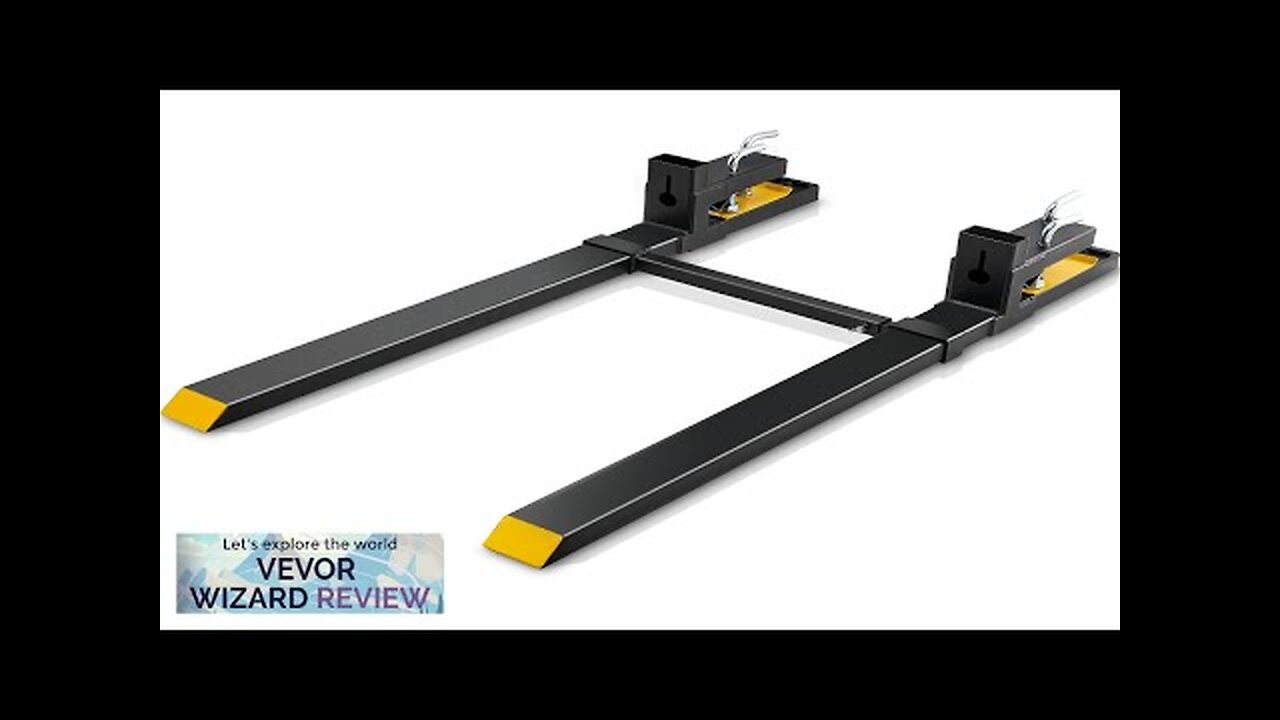 VEVOR Pallet Forks 4000 lbs Clamp on Pallet Forks 60" Total Length Review