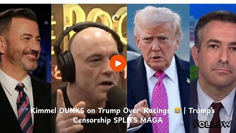 🎤 Kimmel DUNKS on Trump Over ‘Ratings’ 😂 | Trump’s Censorship SPLITS MAGA