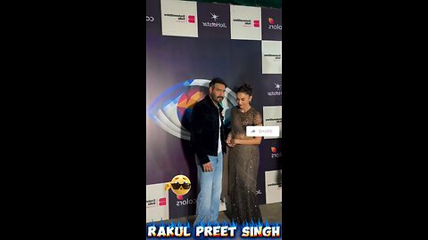 Bollywood Actress Rakul Preet Singh With Ajay Devgan 🥰