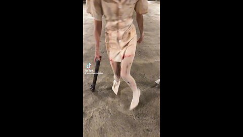 Terrifying Halloween costume🎃👺👘.