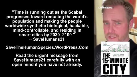 TIME IS RUNNING OUT as NWO Cabal Progresses toward Enslaving Us in SMART (Mind-Control, Kill) Cities