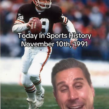 THE HISTORIC SPORTS MOMENT OF NOVEMBER 10th, 1991