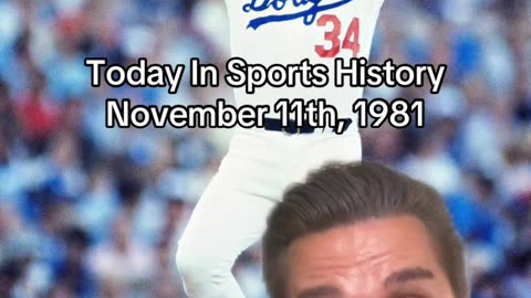 THE HISTORIC SPORTS MOMENT OF NOVEMBER 11th, 1981