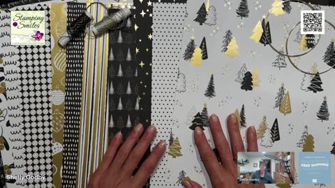 Gold & Bold Ornament Christmas Card (No-Fuss Heat Embossing Tips)