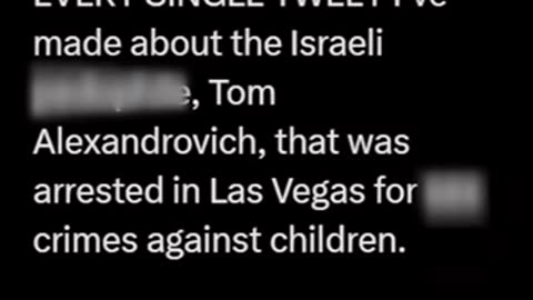 More on Israeli cyber-chief Tom Alexandrovich who was busted on a pedophile sting operation