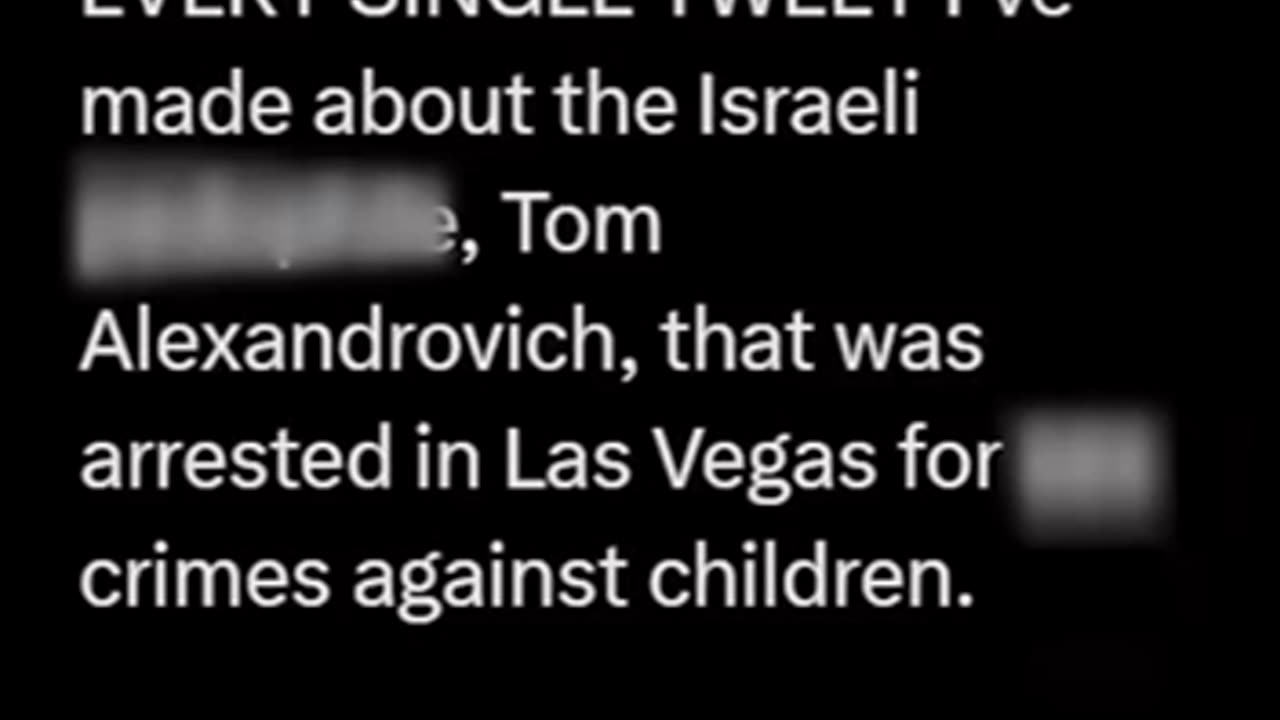 More on Israeli cyber-chief Tom Alexandrovich who was busted on a pedophile sting operation