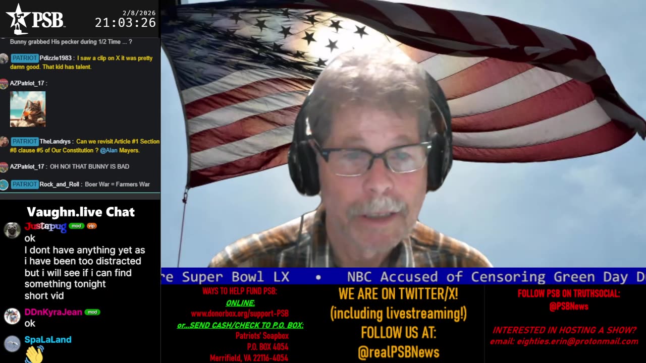 Patriots' Soapbox NEWS - LIVE 24/7!