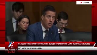ICE Testifying: Trump Secured The Border By Enforcing Laws Democrats Ignored