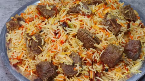 Bade Ke Gosht Ki Biryani Dilli 6 Style | Degh Jaisi Biryani | Purani Dilli Achari Biryani