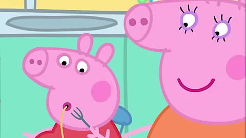 Trending: Peppa Pig is Craving Spaghetti! 🐷🍝 #shorts