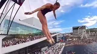 Viral: Ever Wondered How Cliff Diving Is Filmed? 👀