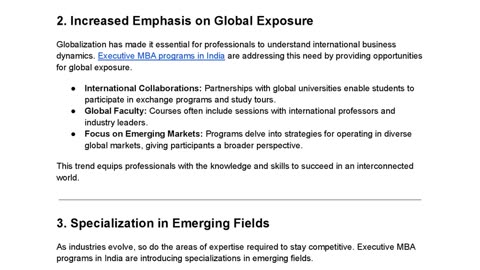 What Trends Are Shaping the Future of Executive MBA Programs in India