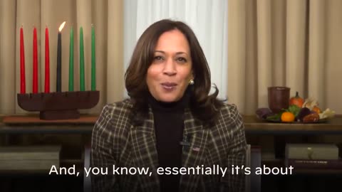 Kamala: "I grew up celebrating Kwanzaa"