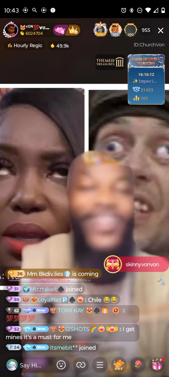 Von on Trina B head featuring PastorP