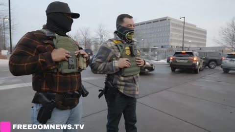 NOW: Hundreds CONFRONT ICE agents outside Whipple Federal Building