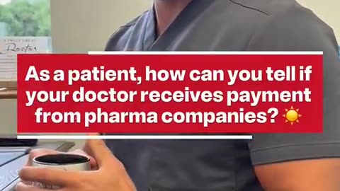 Method you can check which Doctors are paid off from Big Pharma
