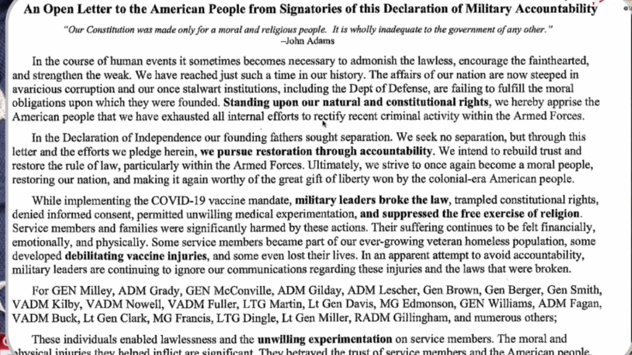 🇺🇸 Nation in avaricious corruption—DoD failing moral duties.
