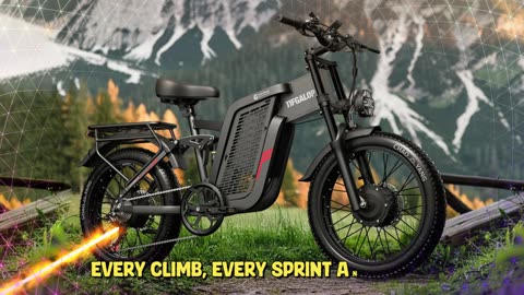Tifgalop F7 Adult Electric Bike 1000W Motor 52V 24Ah Battery 20 inch Electric Bike