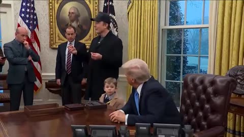 Elon Musk Joins Trump In Oval Office For Signing Of Executive Orders, Presser