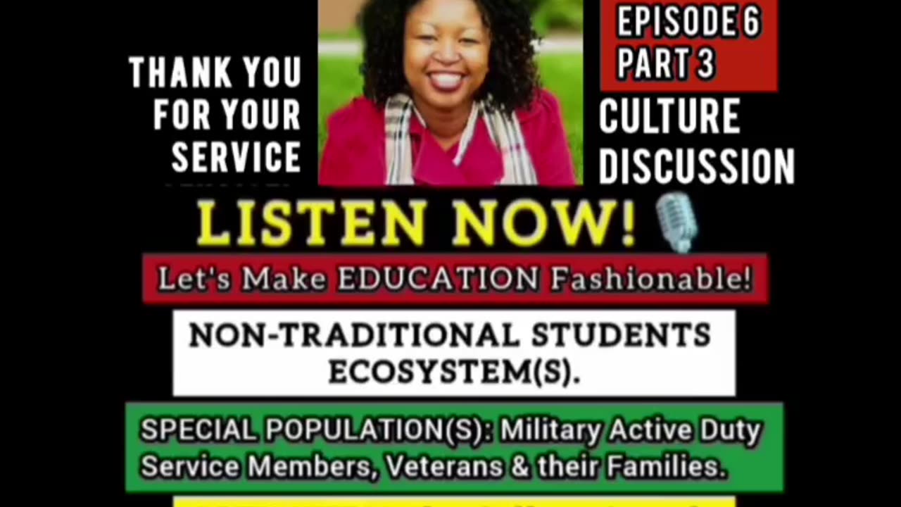 EPISODE 6 PART 3: CULTURE DISCUSSION CONTD. LET'S MAKE EDUCATIONS FASHIONABLE!