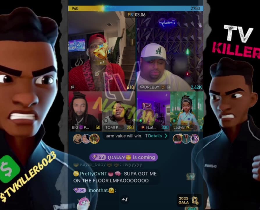 DRE BABY & LADY BEE KICKS SUPA & TOMIKAY ASS IN OFFICIAL PK