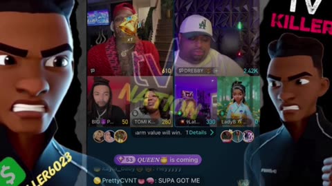 DRE BABY & LADY BEE KICKS SUPA & TOMIKAY ASS IN OFFICIAL PK