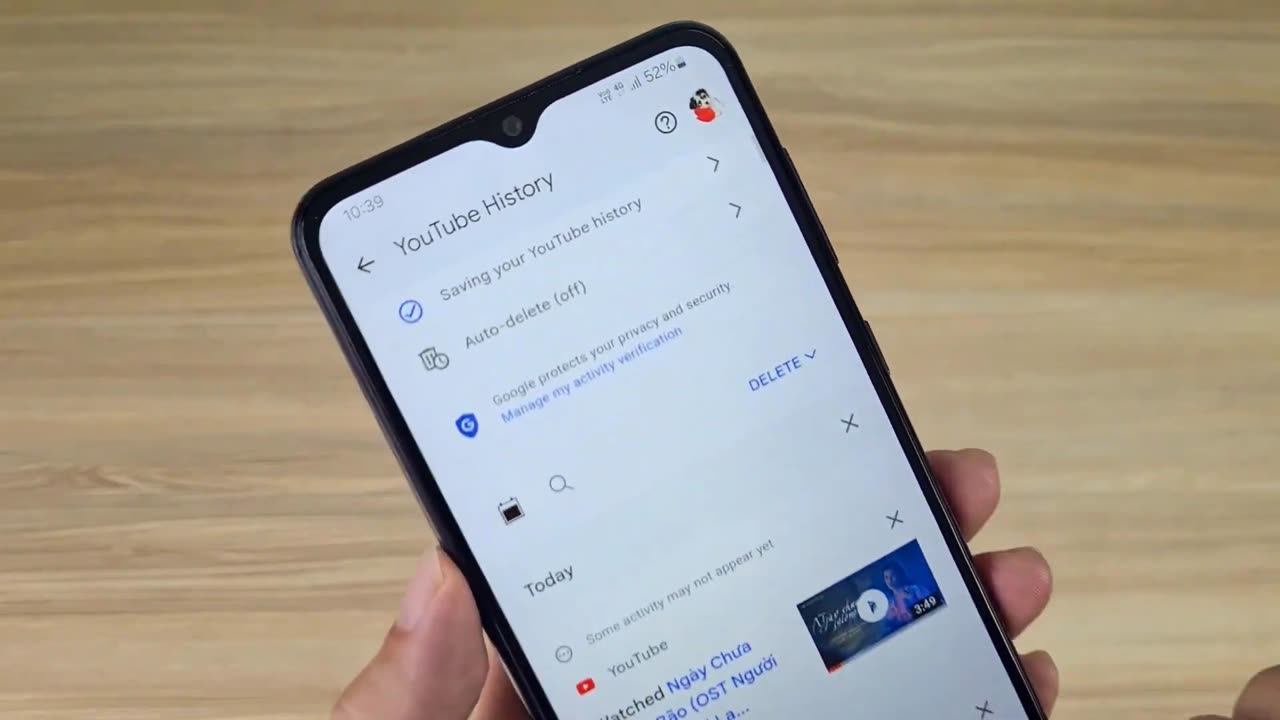How to delete all YouTube search history