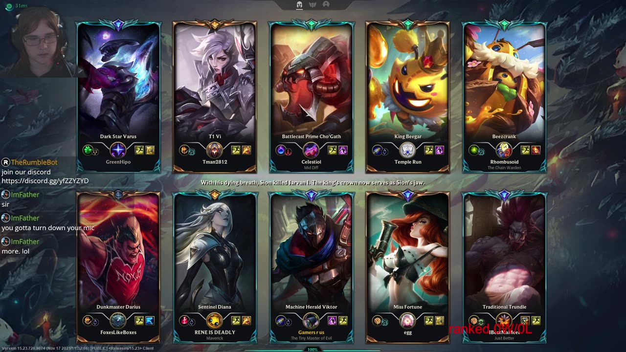 valheim mountains and plains league after . - #rumbletakeover.