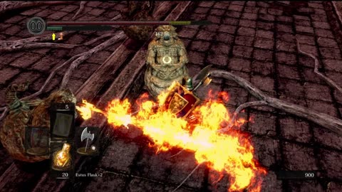 Dark Souls Remastered | Find Pyromancy: Chaos Fire Whip starting from hidden bonfire in Lost Izalith