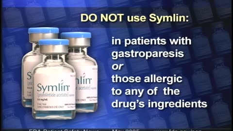 FDA Patient Safety News (May 2005) - FDA Patient Safety News (May 2005) - gov.ntis.ava21340vnb1
