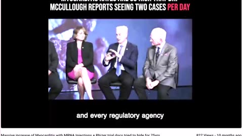 Massive increase of Myocarditis with MRNA Injections + Phizer trial docs tried to hide for 75yr