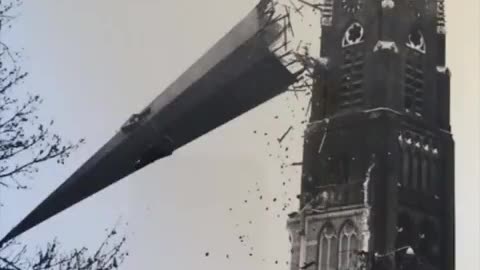 Destroyed ancient buildings