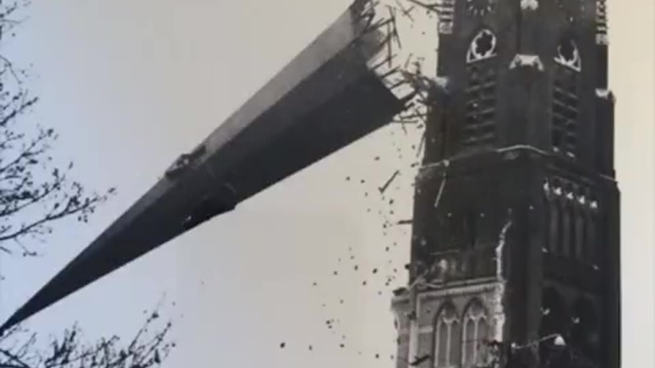 Destroyed ancient buildings