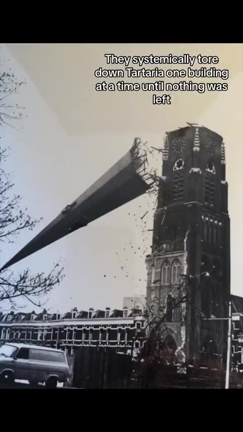 Destroyed ancient buildings