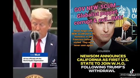 Trump withdrawal from WHO ..