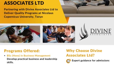 Empower Your Future with Divine Associates Ltd & NCU